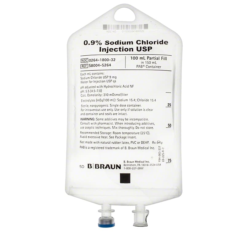 0.9% Sodium Chloride Inj. USP, 150 mL-Image