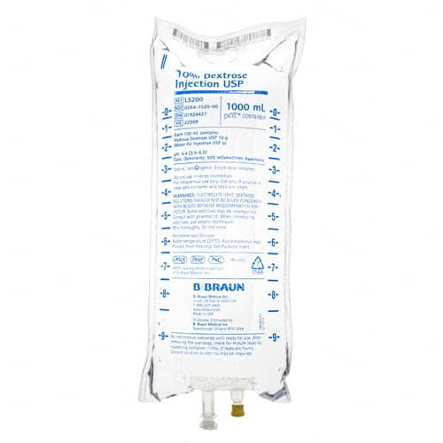 10% Dextrose Injection USP, 1000 mL-Image