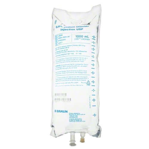 0.9% Sodium Chloride Inj. USP, 1000 mL-Image